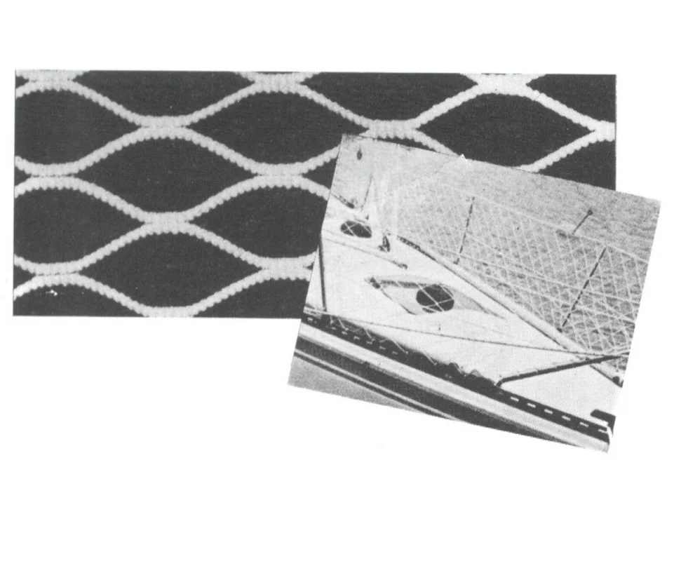 Offre Du Jour Trem Sewed Polyester Handrail Net - 100 mt.