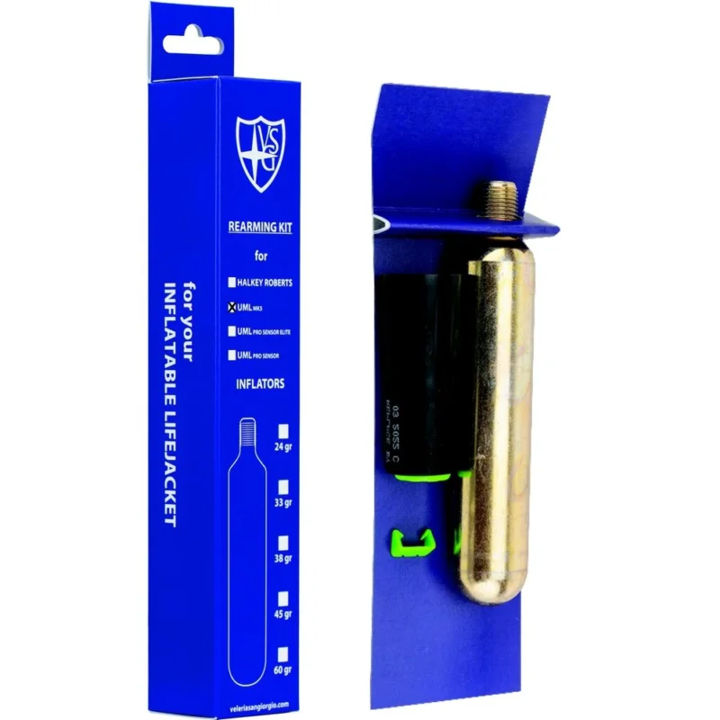 Bon Plan VSG Co2 Rearming Kit for Inflatable Lifejacket 60gr UML MK5