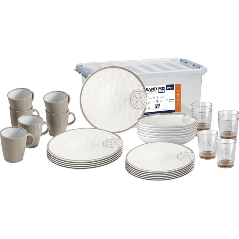 Vente Flash Trem Anti-slip White Sand melamine kitchenware