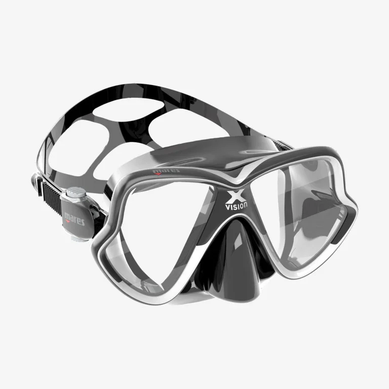 Mares X-Vision Mid 2.0 Mask Black-White / Black Vente Flash