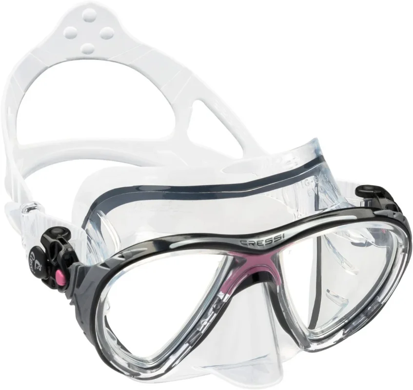 Cressi Big Eyes Evolution - Clear / Pink Expédition Rapide