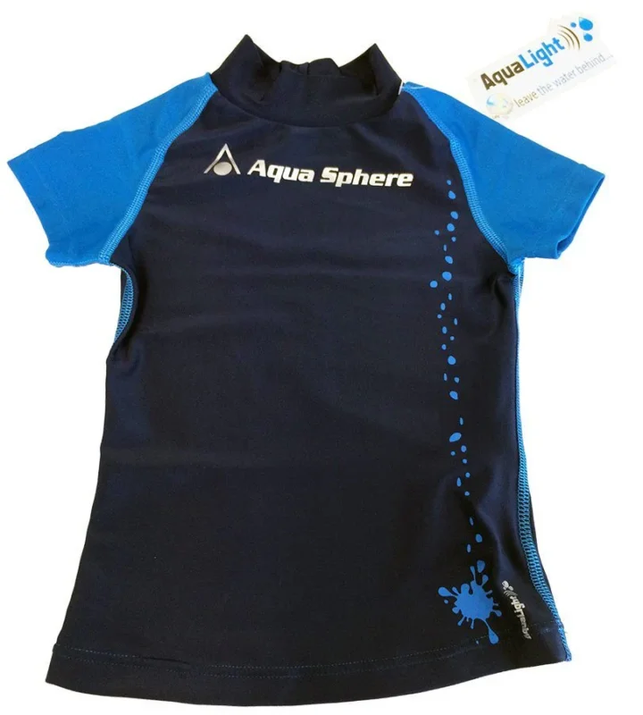Aqua Sphere Rashguard T-Shirt Kid - Navy Blue Prix Promo