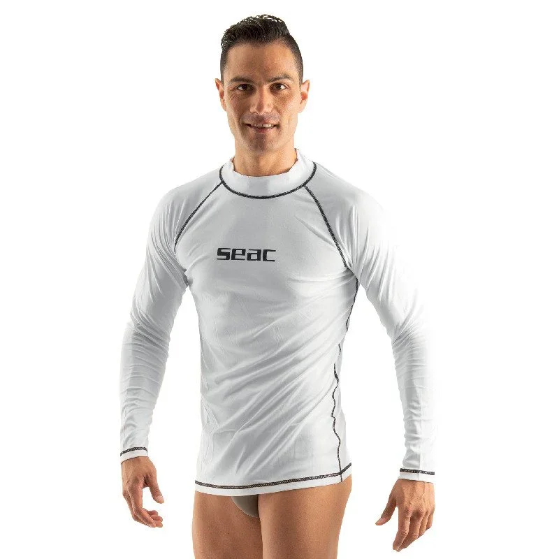Top Vente Seac T-Sun T-Shirt Long Sleeve Man - White