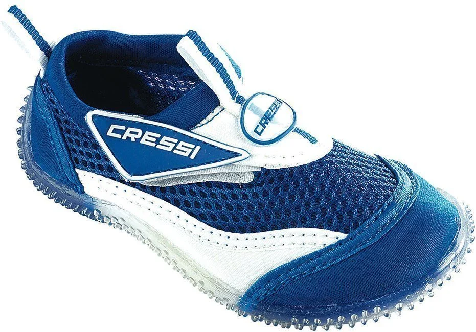 Cressi Coral Junior Water Shoes Blue / White Promotion Saisonnière