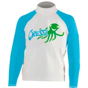 Achat Immédiat Cressi Rashguard T-Shirt Long Junior Blue Octopus