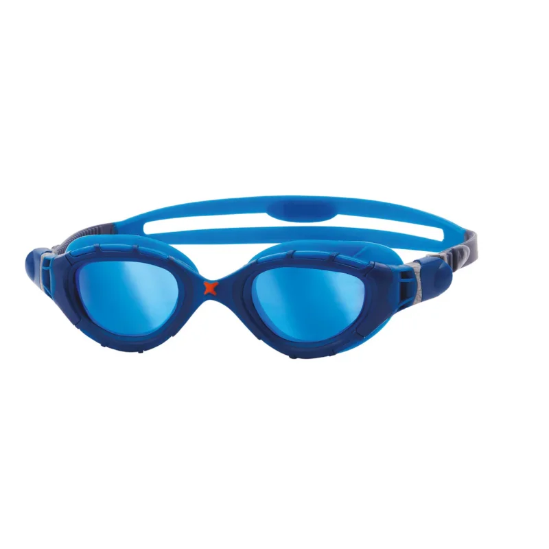 Zoggs Predator Flex Titanium Swim Goggles Blue / Mirror Blue Dernier Modèle