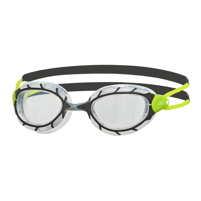 Zoggs Predator Swim Goggles Black Lime Produit De Marque