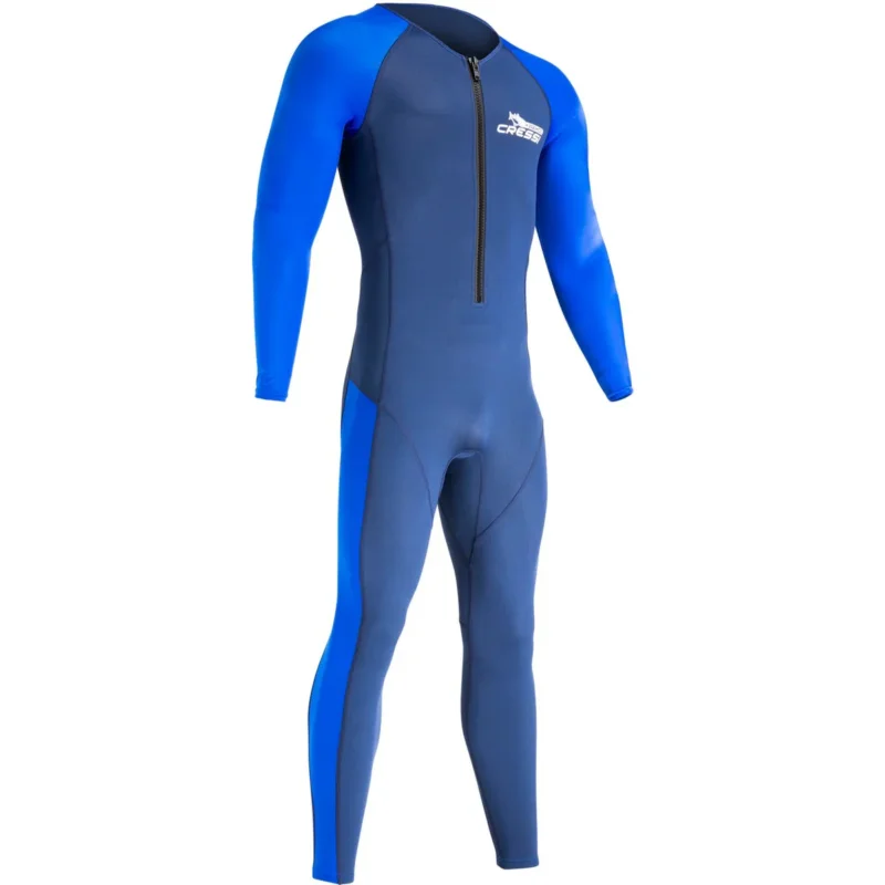 Promotion Saisonnière Cressi Wahoo Man 2mm neoprene wetsuit Blue/Light Blue