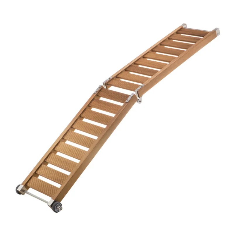 Quantité Limitée Trem Folding Iroko Wood Gangway - 200cm