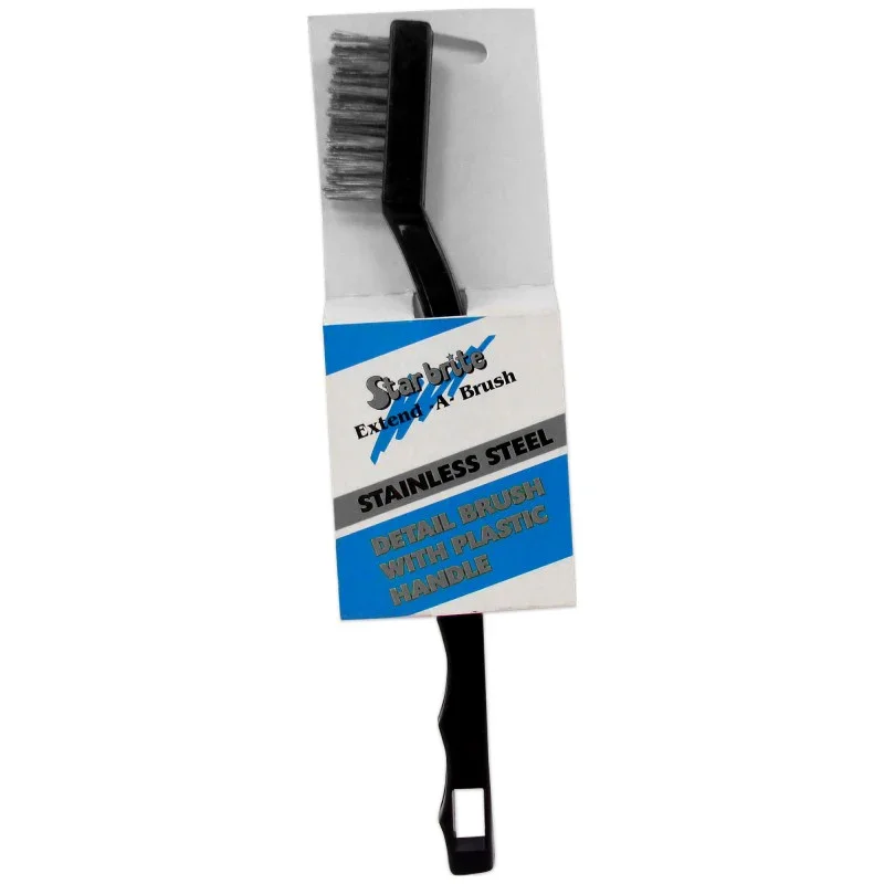Nouveauté Star brite Detail Brush with Stainless Steel Bristles