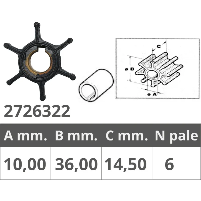 Impeller for Yamaha / Parsun Offre Spéciale