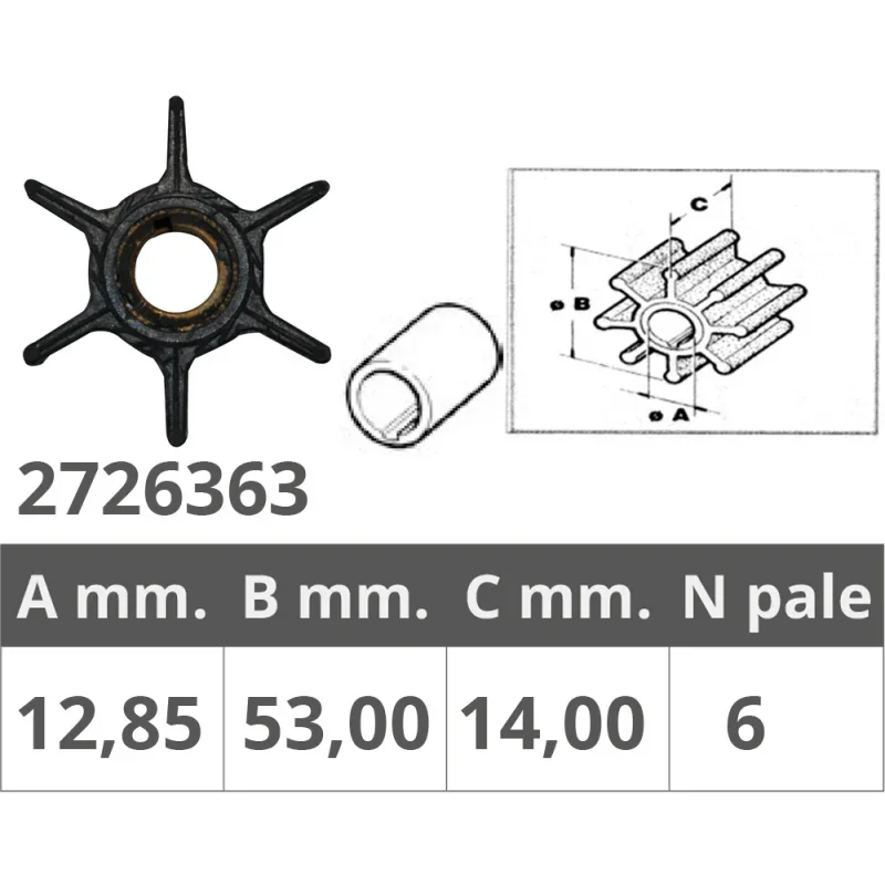 Impeller for Yamaha / Parsun / Selva Bon Plan