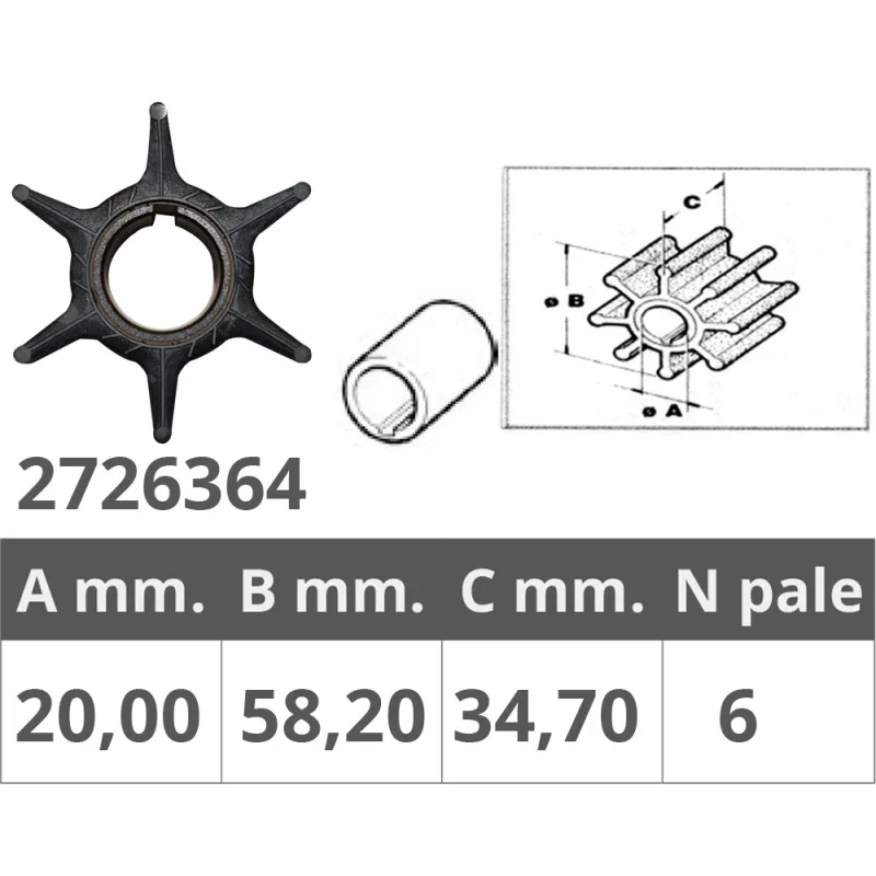 Marque Impeller for Yamaha / Selva
