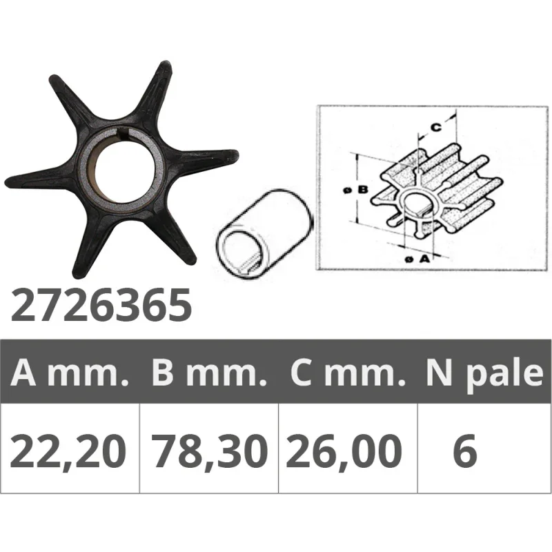 Quantité Limitée Impeller for Johnson / Evinrude / OMC / Suzuki