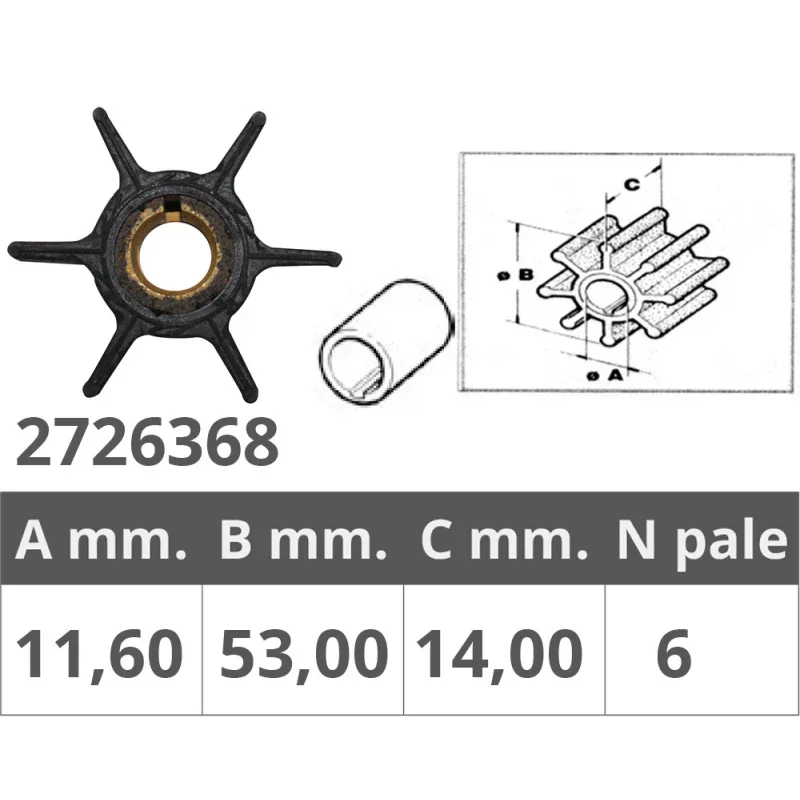 Impeller for Hidea / Yamaha / Selva Super Prix