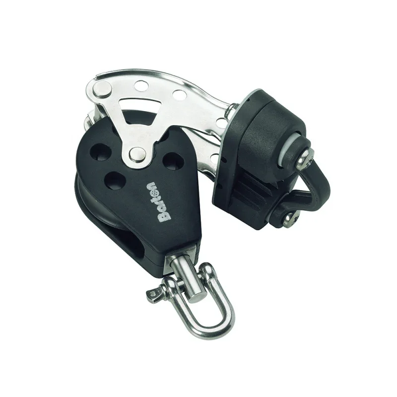 Barton Swivel Block with Becket and Cam Cleat Ø8 mm Paiement Sécurisé
