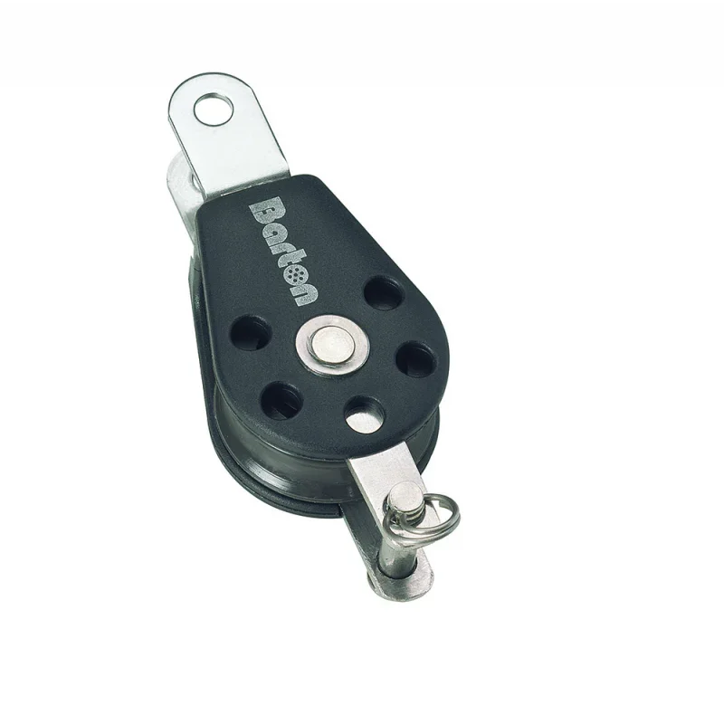Nouveauté Barton Fixed Single Block Ø12 mm with Recess and Pin